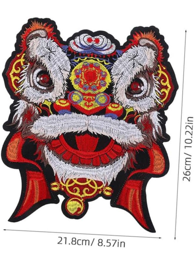Large Lion Embroidered Patch For Jeans DIY Clothing Sewing Applique Decorative Accessory - Image 2